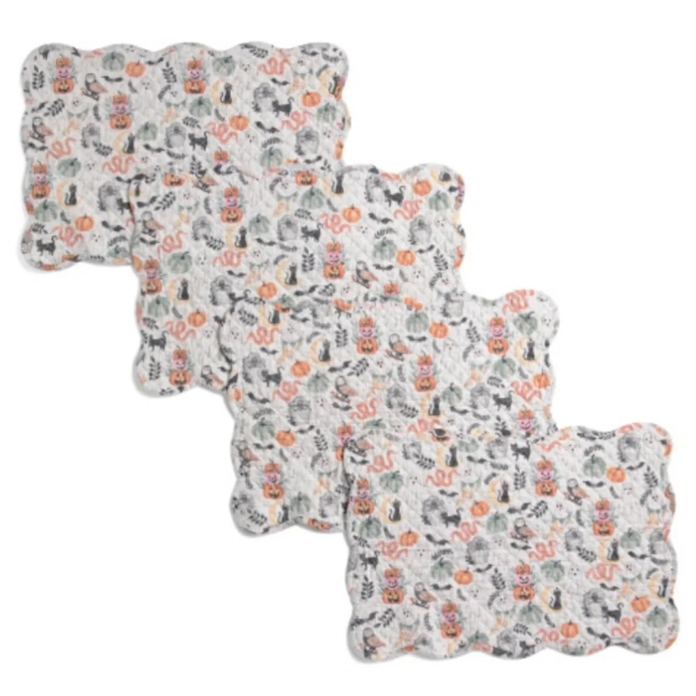 Lizzie Halloween Reversible Placemats Set of 4
